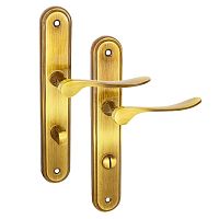 Ручки на планці Бішкоп Ложка 72 WC OGR бронза